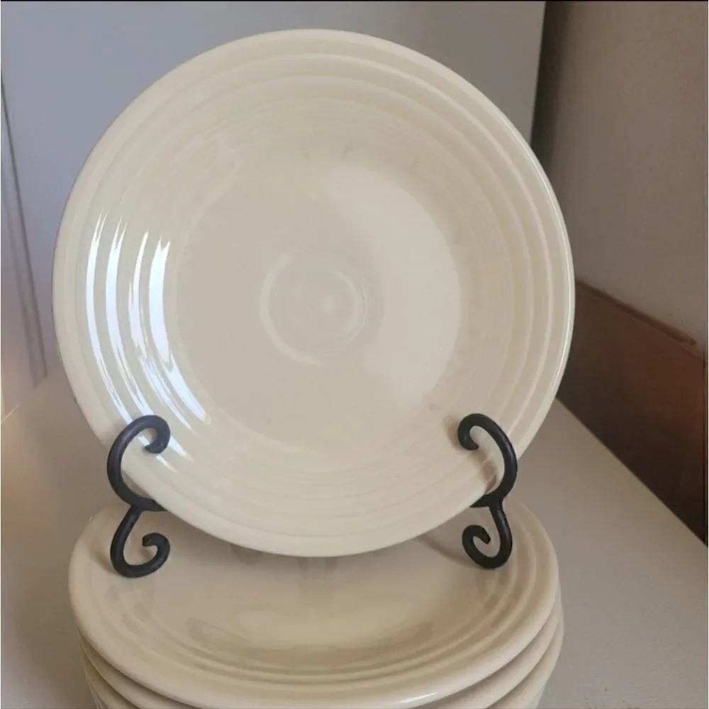 Fiesta yellow ivory P86 luncheon plate, 2 pcs